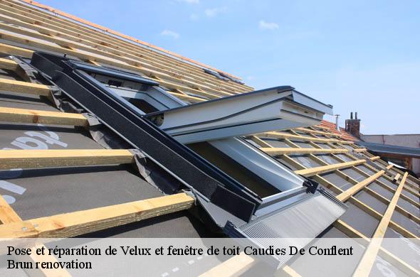Pose et réparation de Velux et fenêtre de toit  caudies-de-conflent-66360 Brun renovation