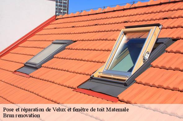 Pose et réparation de Velux et fenêtre de toit  matemale-66210 Brun renovation