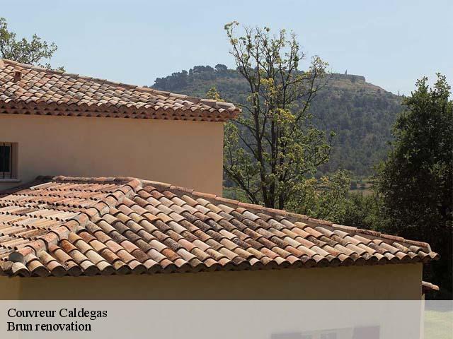 Couvreur  caldegas-66760 Brun renovation
