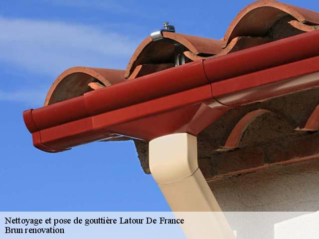 Nettoyage et pose de gouttière  latour-de-france-66720 Brun renovation