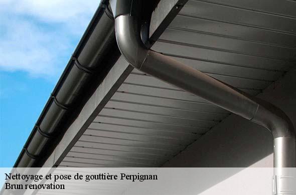 Nettoyage et pose de gouttière  perpignan-66000 Brun renovation