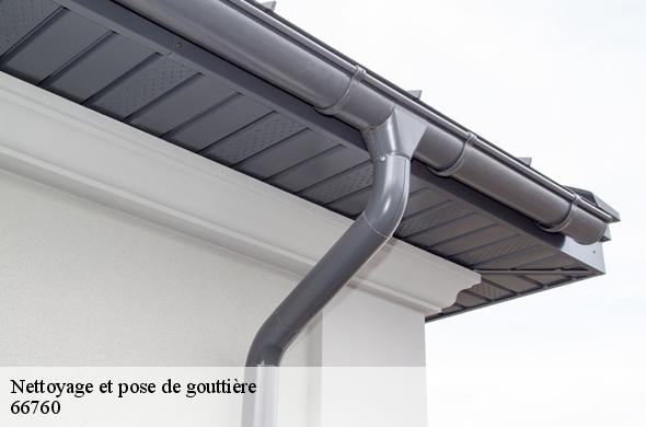 Nettoyage et pose de gouttière  porte-puymorens-66760 Brun renovation