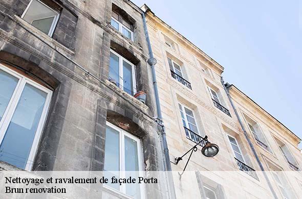 Nettoyage et ravalement de façade  porta-66760 Brun renovation