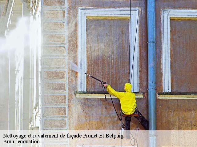 Nettoyage et ravalement de façade  prunet-et-belpuig-66130 Brun renovation