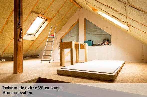 Isolation de toiture  villemolaque-66300 Brun renovation